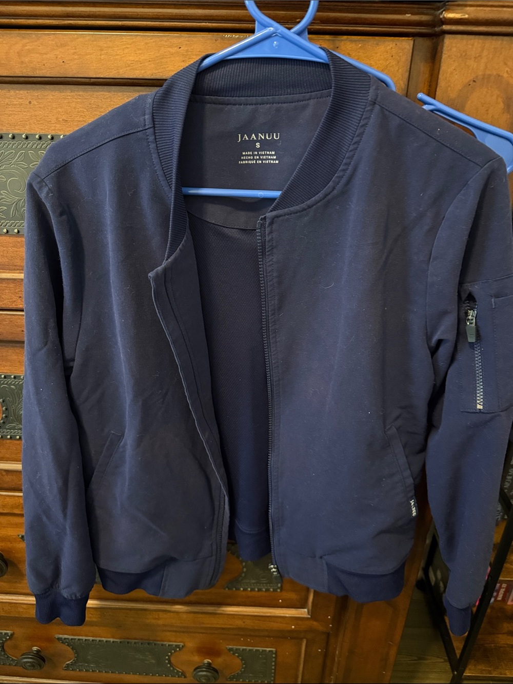 JAANUU  women’s Navy scrub Jacket